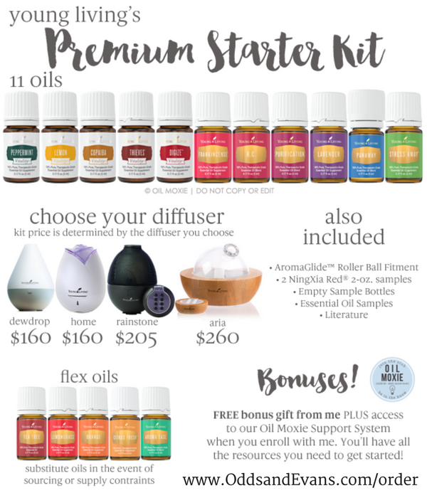 2016 Premium Starter Kit Young Living Essential Oils Order