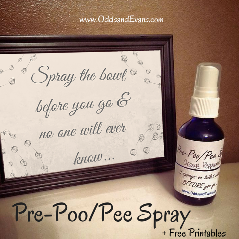 "Before You Go" Bathroom Spray (PrePoo/Pee) Odds & Evans